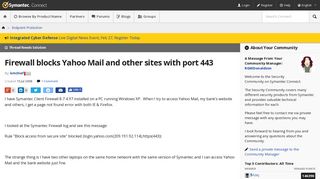 Firewall blocks Yahoo Mail and other sites with port 443 ...