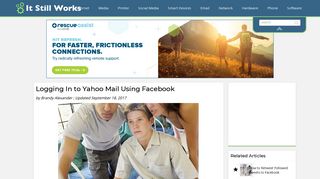 Logging In to Yahoo Mail Using Facebook | It Still Works