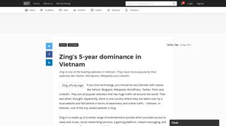 Zing's 5-year dominance in Vietnam - e27