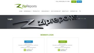 Login - Zip ReportsZip Reports