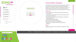 Zong 4G WIFI Huawei