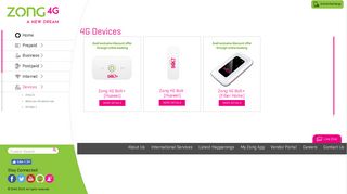 4G Devices - Zong