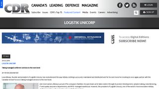 LOGISTIK UNICORP - Canadian Defence Review