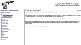 Logitech Alert™ Web Commander