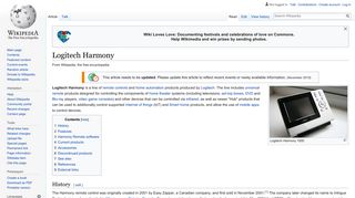 Logitech Harmony - Wikipedia