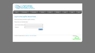 Log-In to the LogiTEL Secure Portal