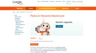 Platinum Rewards Mastercard - Logix