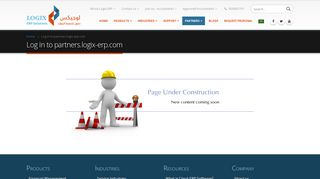 Log In to partners.logix-erp.com - Logix ERP