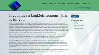 If you have a LogMeIn account, this is for you - BH Tech Connection