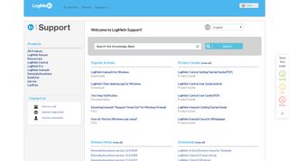 LogMeIn Rescue Support - Downloads
