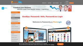 LogMeOnce Provide PasswordLess, Selfie Login , Password Less ...