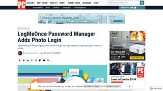 LogMeOnce Password Manager Adds Photo Login | News & Opinion ...