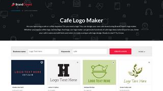 Cafe Logo Designs | Make Your Own Cafe Logo | BrandCrowd