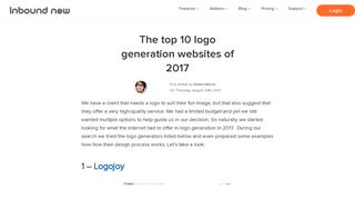 The top 10 logo generation websites of 2017 - Inbound Now - August ...