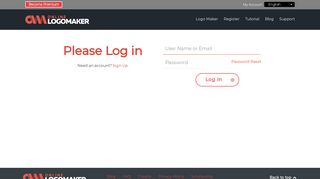 Log In - Online Logo Maker
