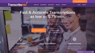 TranscribeMe: The most accurate transcription starting at $0.79 per ...