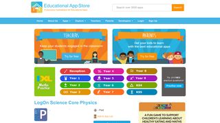 LogOn Science Core Physics Review | Educational App Store