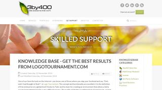 Knowledge Base - Get the Best Results from LogoTournament.com