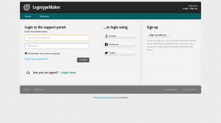 Login to the support portal - LogotypeMaker - Freshdesk