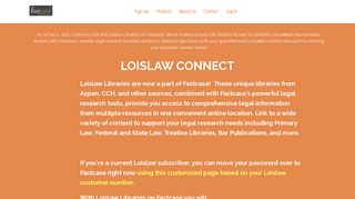 Loislaw Connect | Fastcase