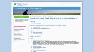 Loislaw - Wolters Kluwer Law & Business