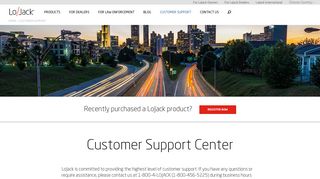 Customer Support - LoJack