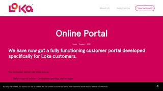 Online Portal — Loka Energy