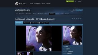 Steam Workshop :: |League of Legends - 2018 Login Screen|