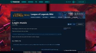 Category:Login music | League of Legends Wiki | FANDOM powered ...
