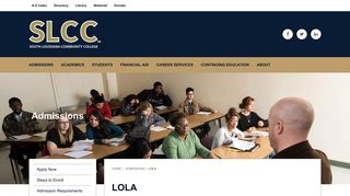 LoLA | Admissions - South Louisiana Community College