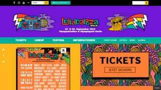 Lollapalooza Berlin – 07. & 08. September 2019