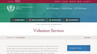 Volunteer Services - Patients & Visitors | Loma Linda University Health