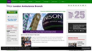 LAS UNISON | London Ambulance Service UNISON Branch