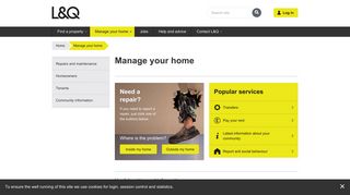 Manage your home - L&Q