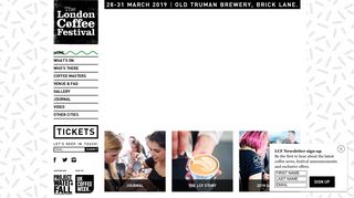 The London Coffee Festival 2019 (28 - 31 March)