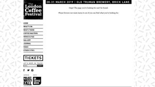 The London Coffee Festival 2018 - LCF Sustainability