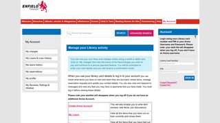 My Account - London Libraries