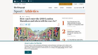 How can I enter the 2019 London Marathon and when will the race be?