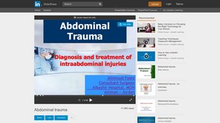 Abdominal trauma - SlideShare