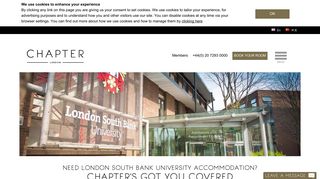 London South Bank University Accommodation | LBSU | Chapter