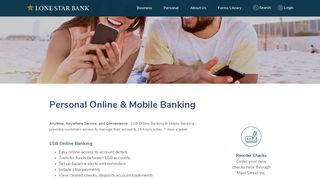 Online & Mobile Banking (Personal) › Lone Star Bank