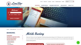 Mobile Banking | Lone Star Credit Union