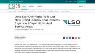 Lone Star Overnight Rolls Out New Brand Identity That Reflects ...