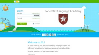 IXL - Lone Star Language Academy
