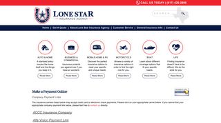 Make a Payment - Lone Star Insurance Agency