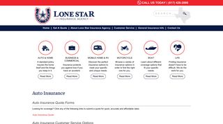 Texas Auto Insurance - Lone Star Insurance Agency