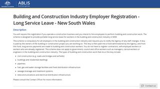 Building and Construction Industry Employer Registration - Long ...