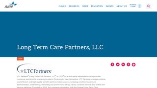 Long Term Care Partners, LLC - AHIP