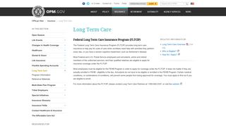 Long Term Care - OPM