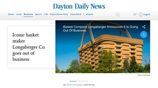 Longaberger Co. goes out of business - Dayton Daily News